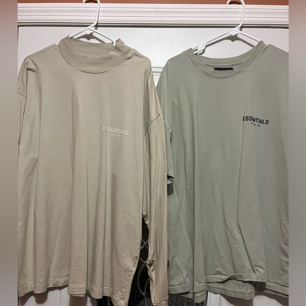 ESSENTIALS FEAR OF GOD long sleeve and short sleeve lot